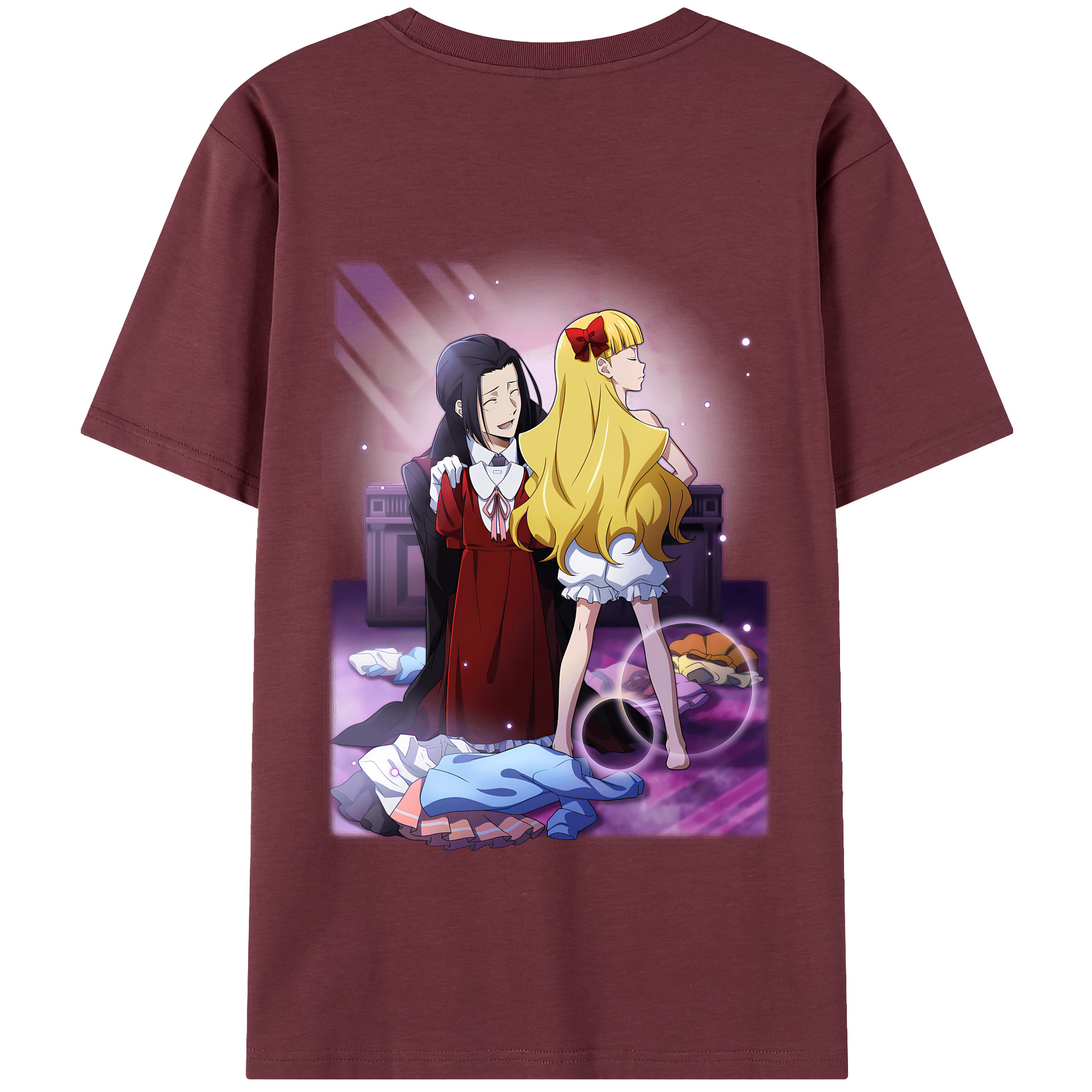 （画像用） 文豪ストレイドッグス Bungo Stray Dogs 綿100％半袖Tシャツ（背面プリント）